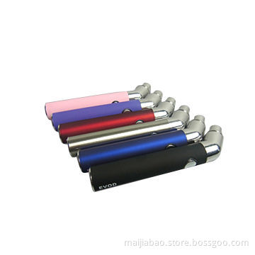 Factory price most popular wholesale bended evod vaporizer pen